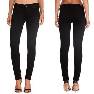 Citizens of Humanity Black Dark Rinse Avedon Slick Leg Skinny Jeans Size 25